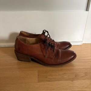 Brown Leather Frye Oxfords - Women's Size 7
